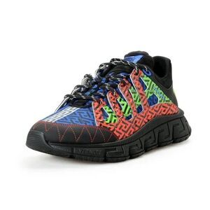 Versace Men's Trigeca Sneakers Nero/Saphire/Green 42